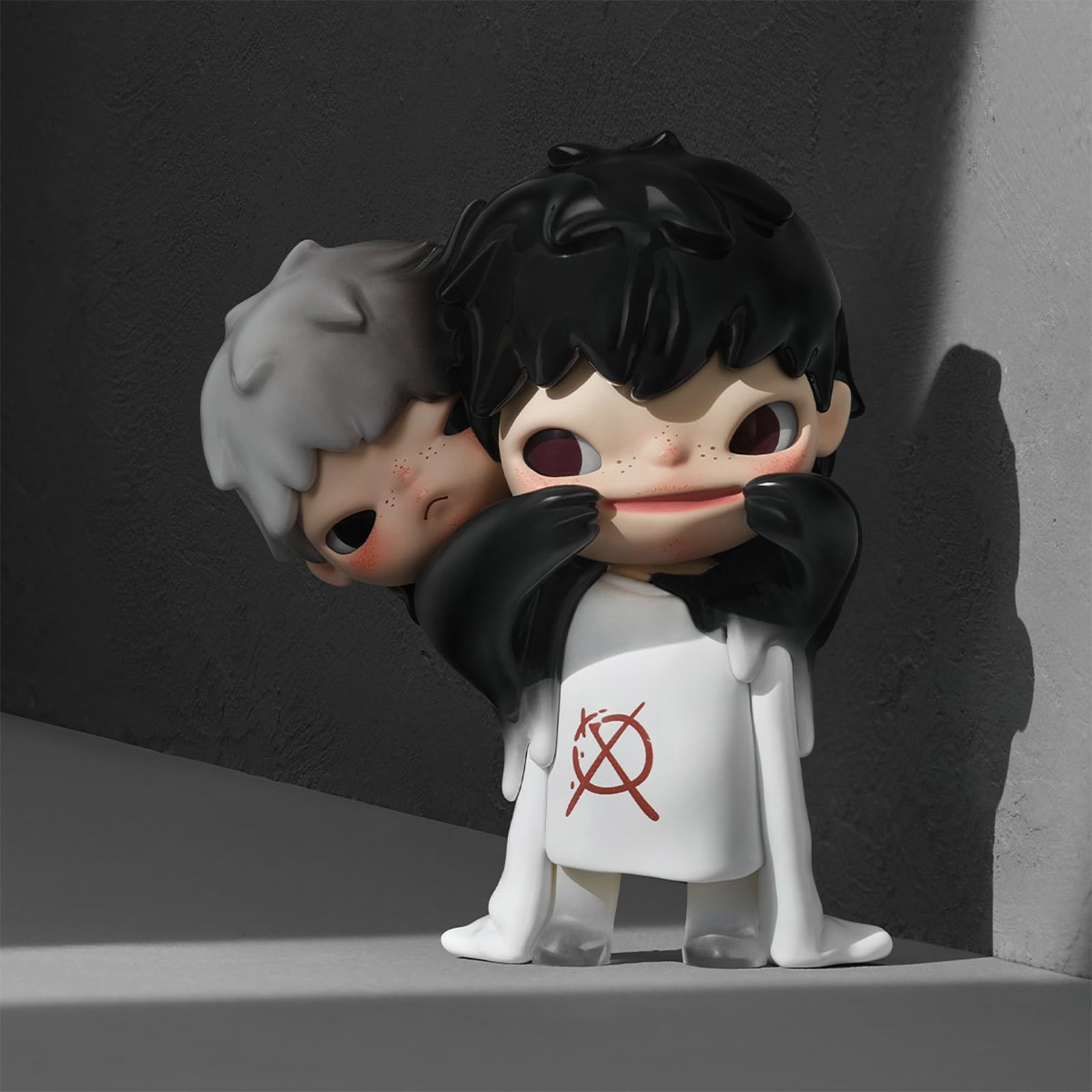 POP MART hirono Simper フィギュア 大 Amazon.com: POP MART Hirono Simper Figura, 3.15 pulgadas de altura